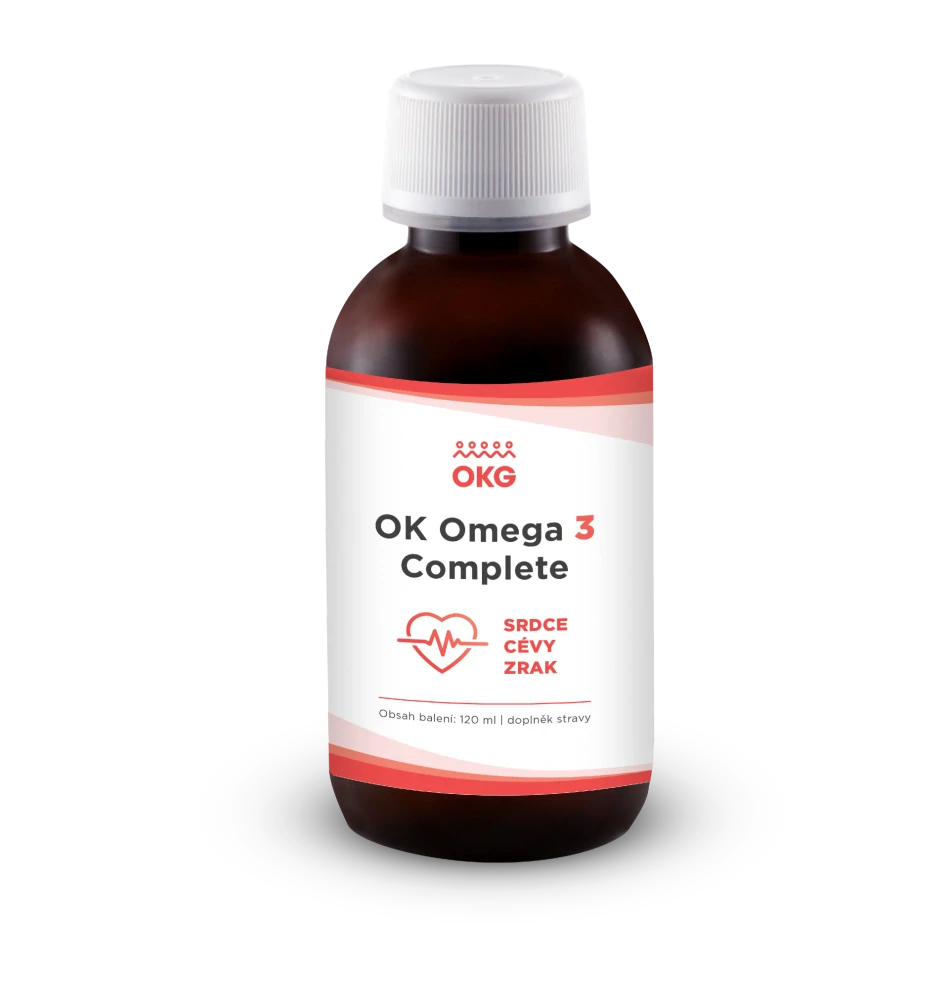 OMEGA-3 COMPLETE, SPRÁVNÁ HLADINA CHOLESTEROLU A KREVNÍHO TLAKU, PROSPÍVÁ DIABETIKŮM