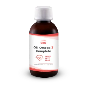 OMEGA-3 COMPLETE, SPRÁVNÁ HLADINA CHOLESTEROLU A KREVNÍHO TLAKU, PROSPÍVÁ DIABETIKŮM