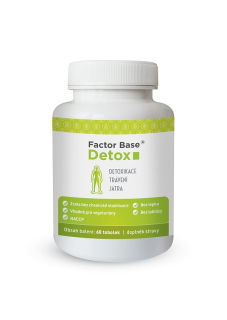 FACTOR BASE DETOX - 60 tbl., účinné čistění organismu, posiluje játra a ledviny