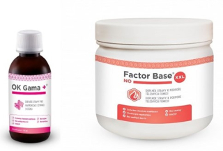 FACTOR BASE NO 400g/ OK GAMA+ZDRAVÉ SRDCE A CÉVY